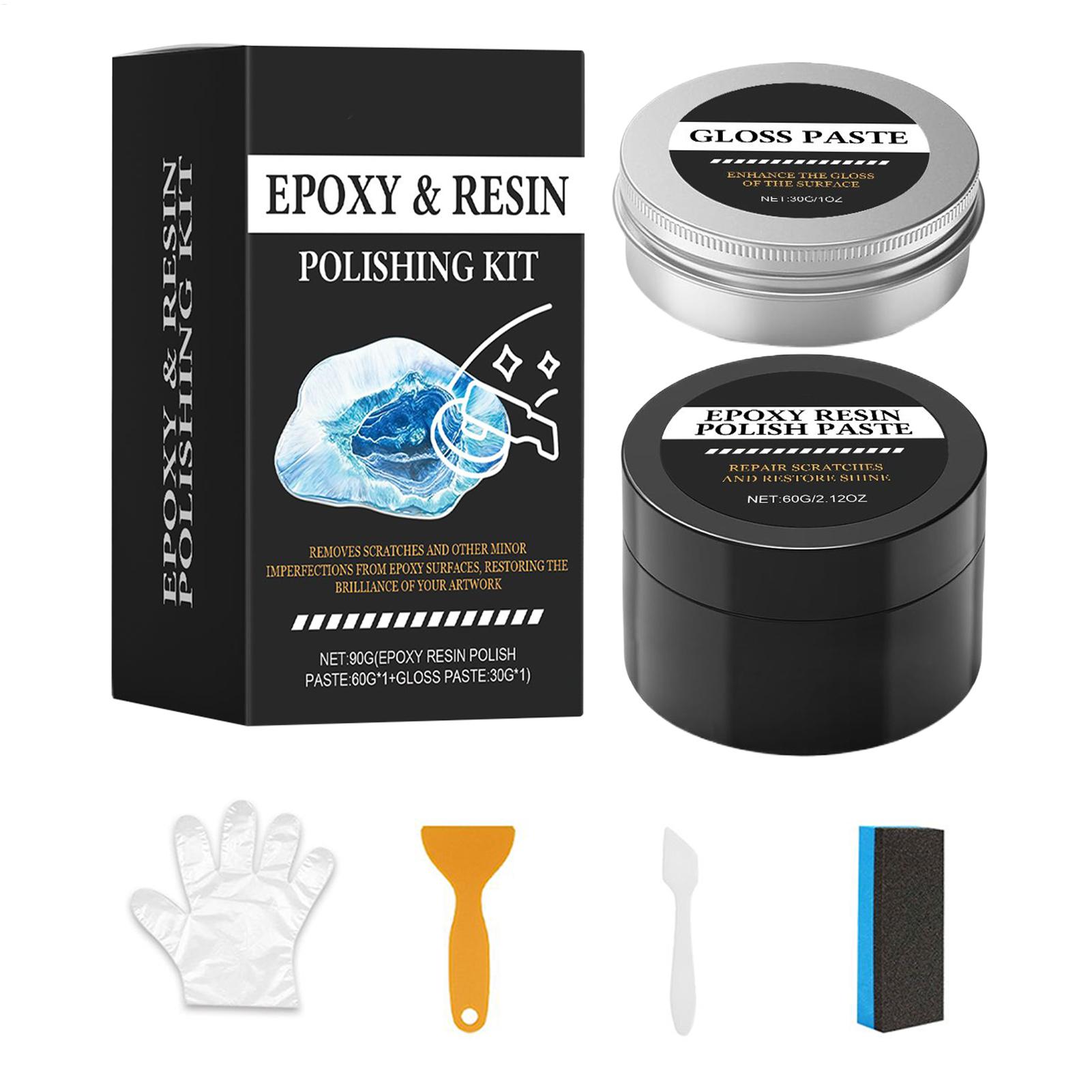 Resin Art For Beginner - Epoxy resin high gloss polishing paste