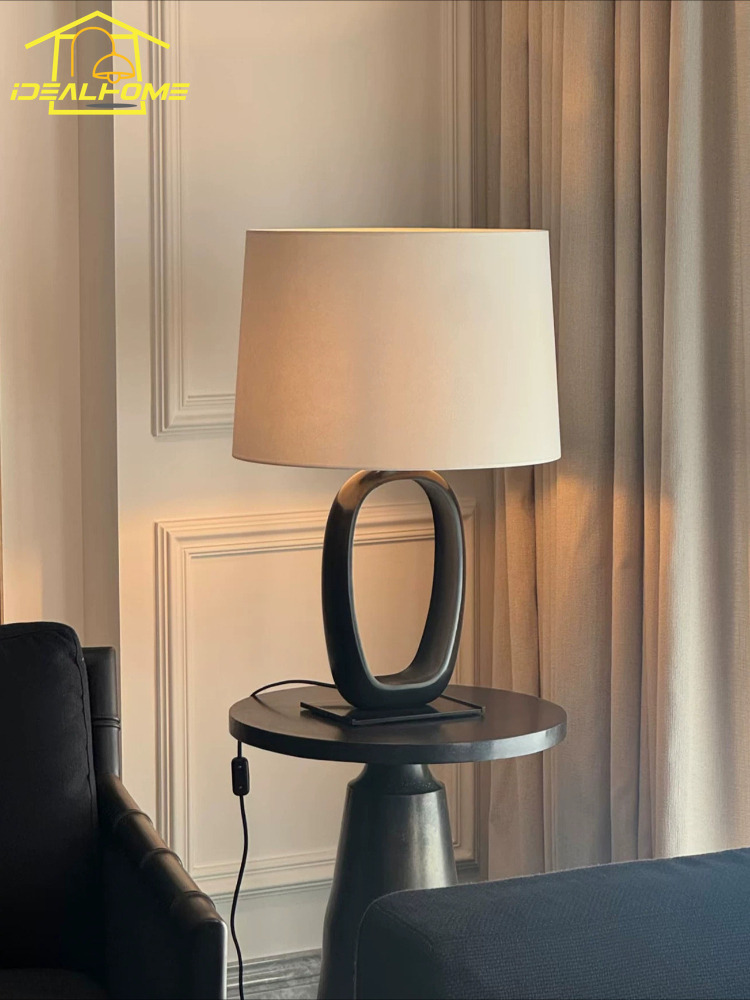 Resin Art Floor - Italian Design Wabi-sabi Resin Table Lamp
