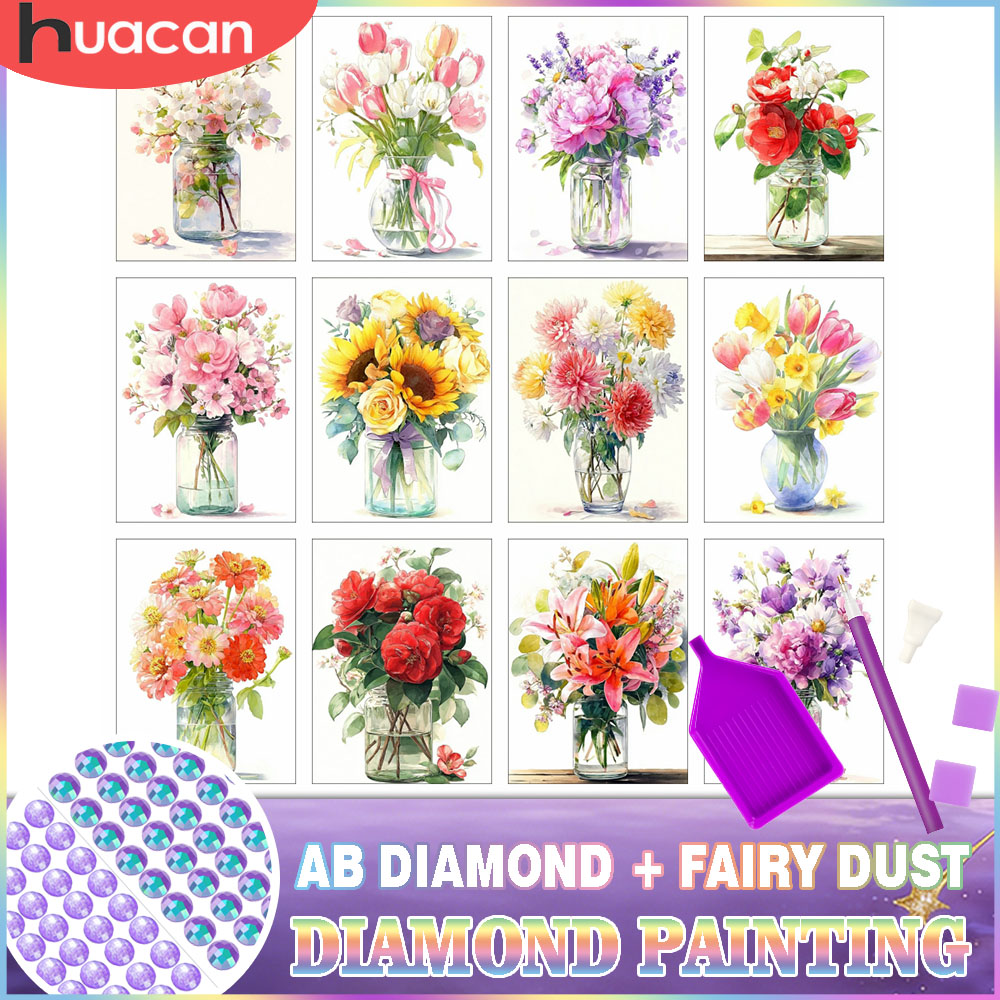Resin Art Of Rose - HUACAN Diamond Art Painting Rose Flower