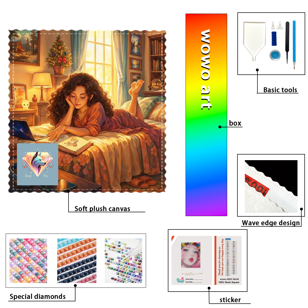 Resin Art To Buy - 【Piu Diamond Art】En mi habitación 100%