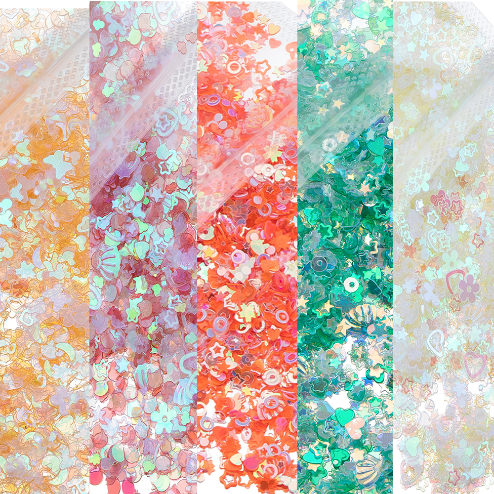 Glitter Powder Resin - 20gram 3-6mm Mixed Glitter Sequins Epoxy