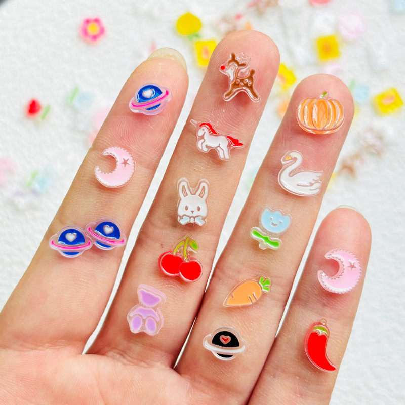 Resin Art Workshop - 50 Pcs New Cute Mini Pumpkin