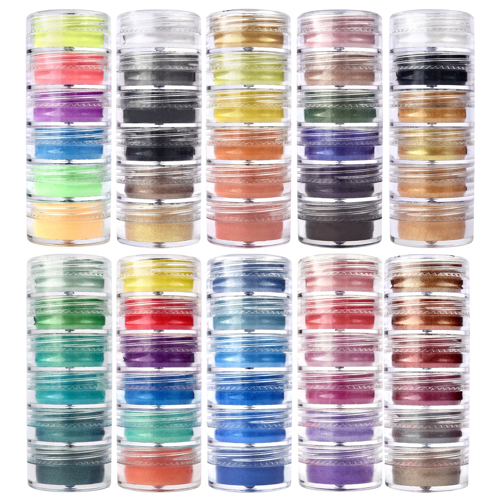 Resin Art Glue - 6 Colors/Set Pearlescent Powder Resin Pigment