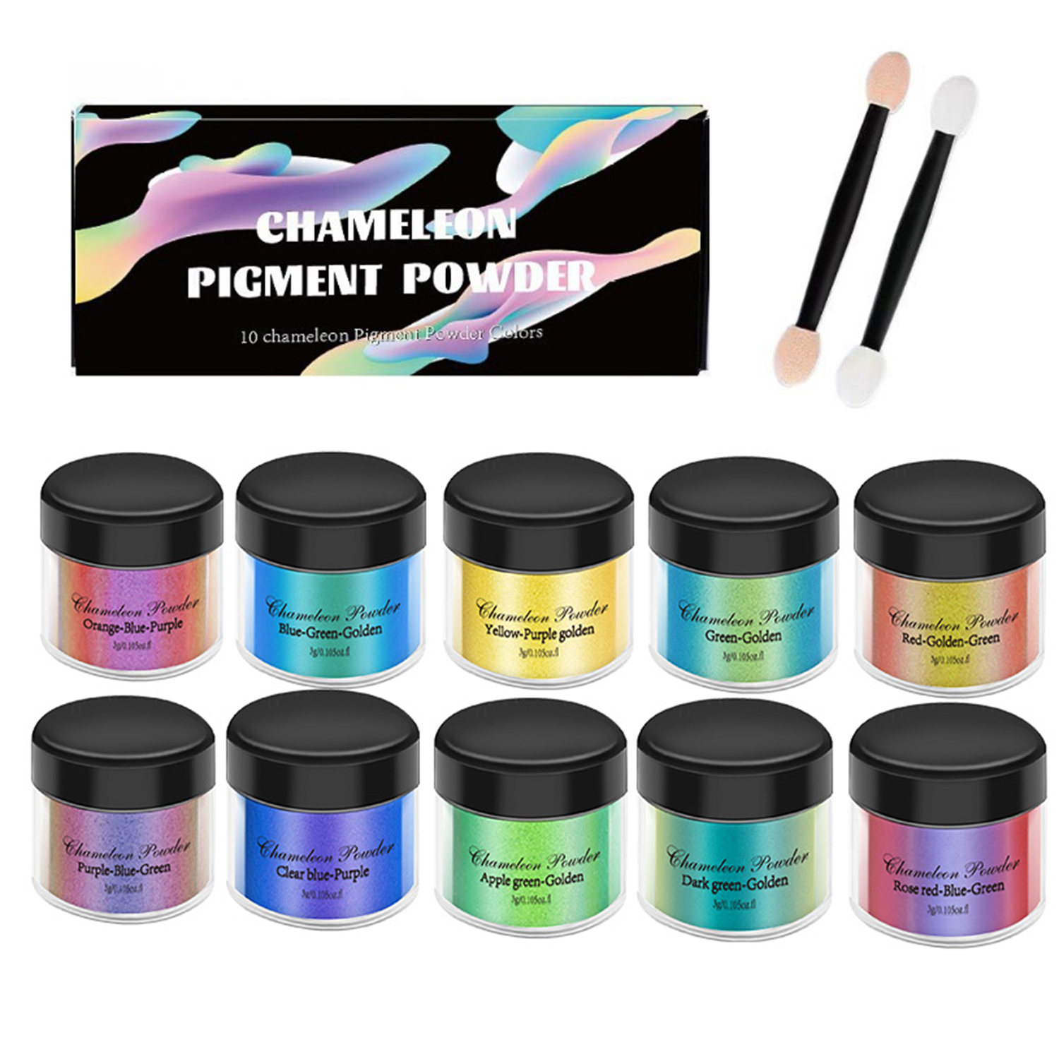 10/20pcs Mirror Chameleons Pig - Resin Art Glue ulasan dan harga