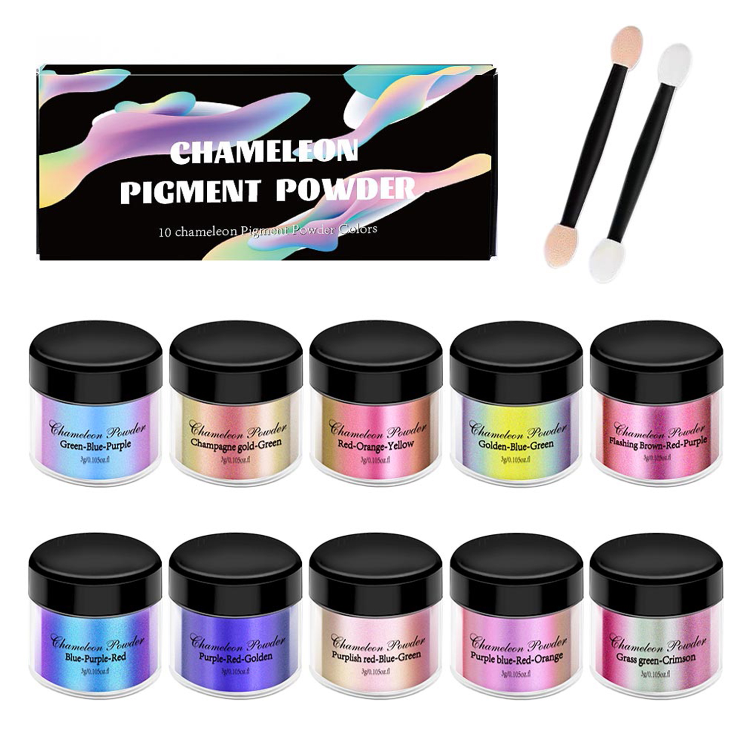 10/20pcs Mirror Chameleons Pig - Resin Art Glue ulasan dan harga