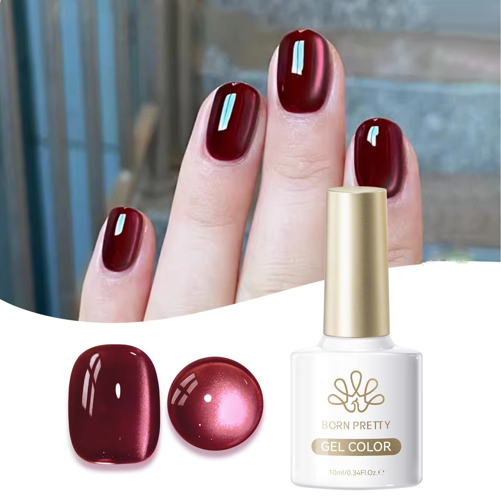 BORN PRETTY 10ml Dark Brown Re - Resin Art Varnish ulasan dan harga