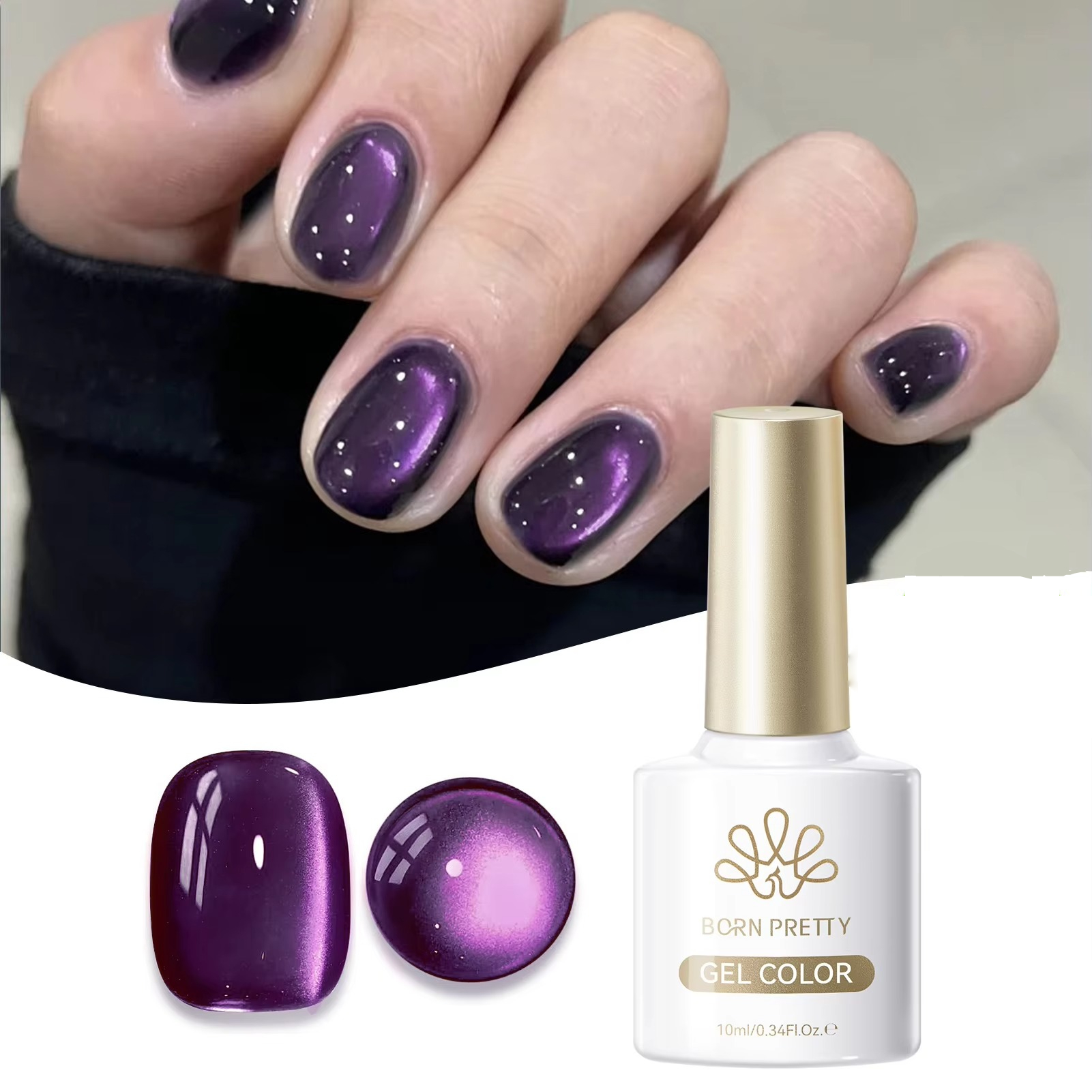 BORN PRETTY 10ml Dark Brown Re - Resin Art Varnish ulasan dan harga