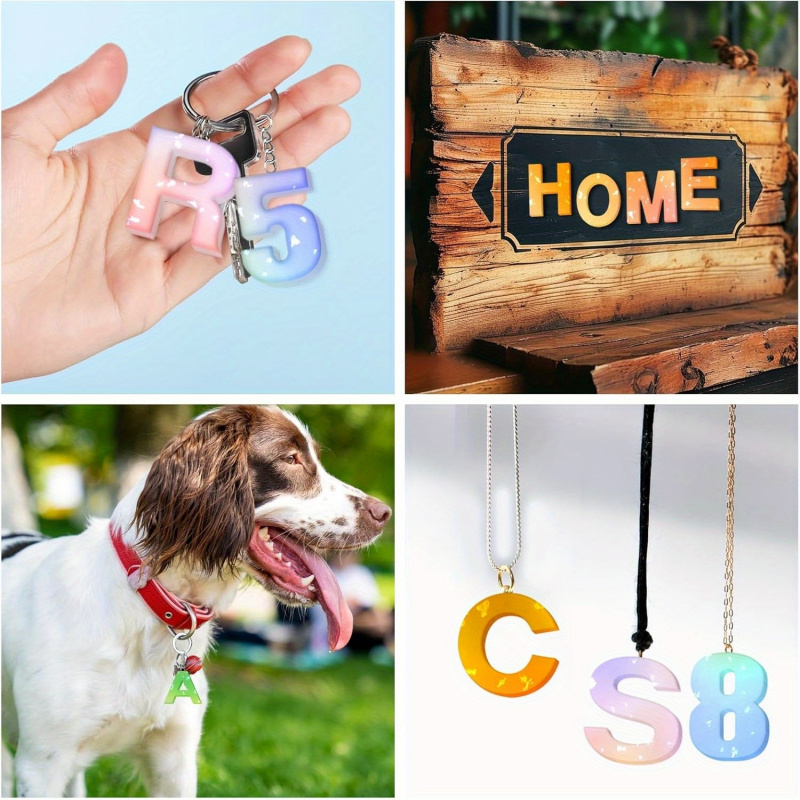 1 Silicone letter mold、Epoxy r - Resin Art Glue ulasan dan harga