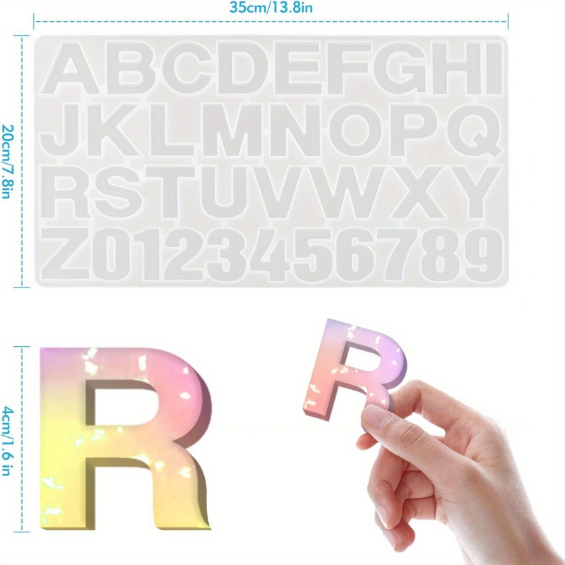 1 Silicone letter mold、Epoxy r - Resin Art Glue ulasan dan harga