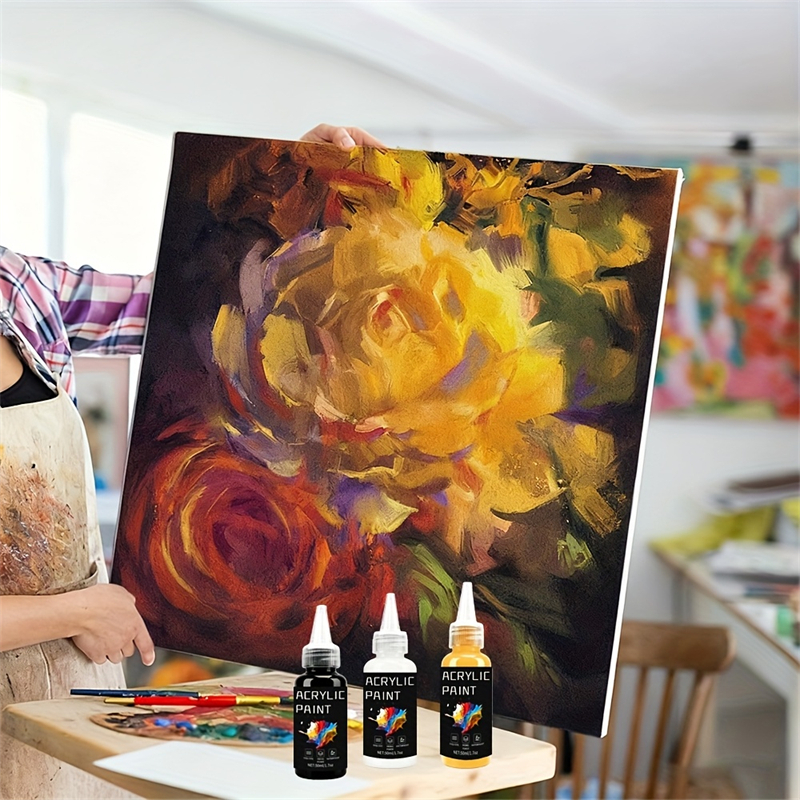 Acrylic Paint Set 6 Colors 50m - Resin Art Workshop ulasan dan harga