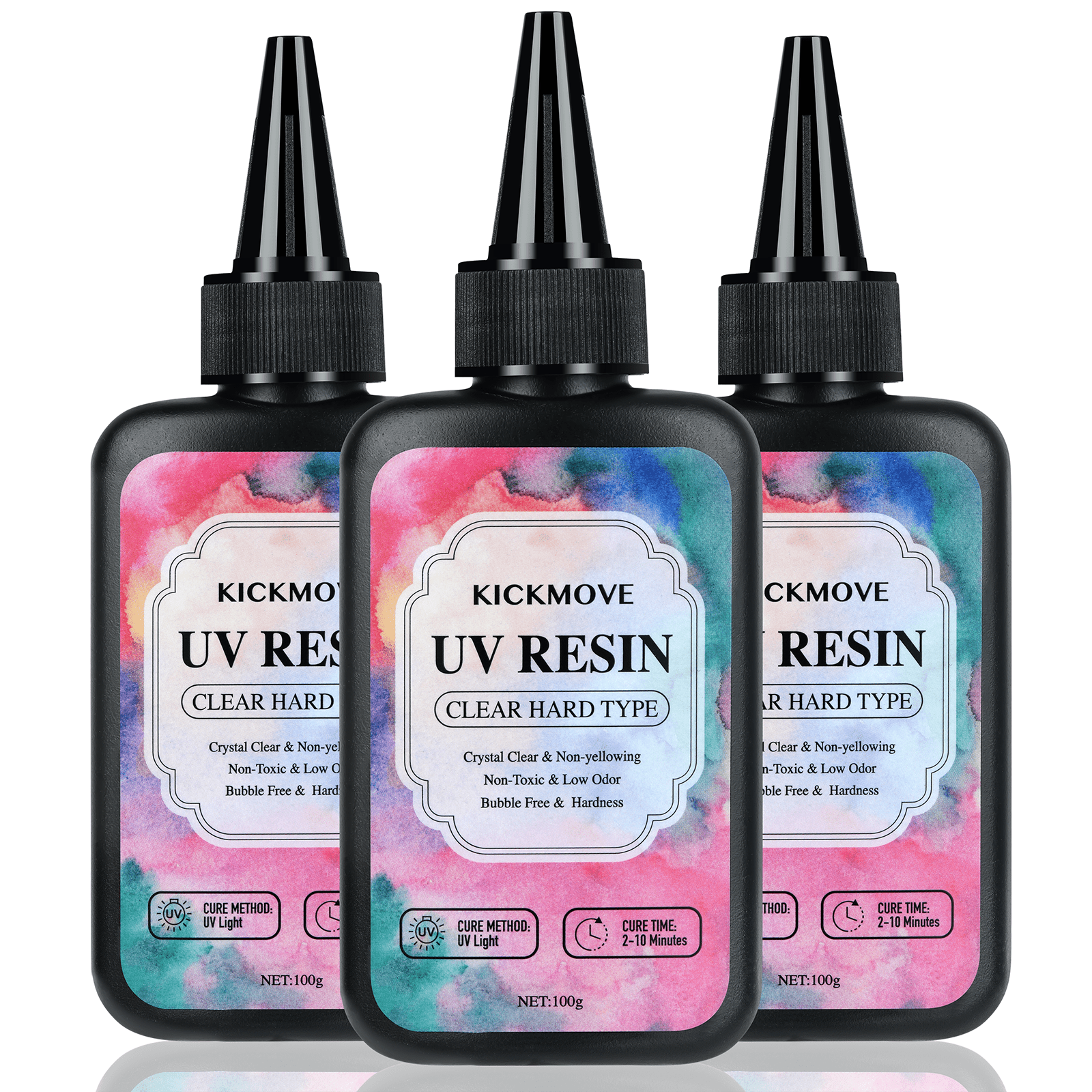 300g UV Resin Clear,Hard,Upgra - Resin Art Glue ulasan dan harga