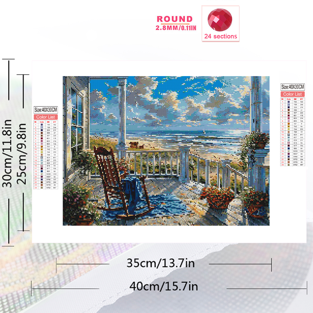 1PC frameless  Full Square Rou - Resin Art Supplies ulasan dan harga