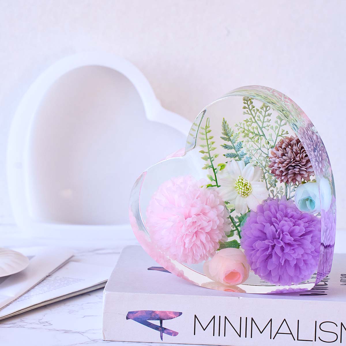 Large Love Silicone Mold DIY H - Resin Art Heart ulasan dan harga