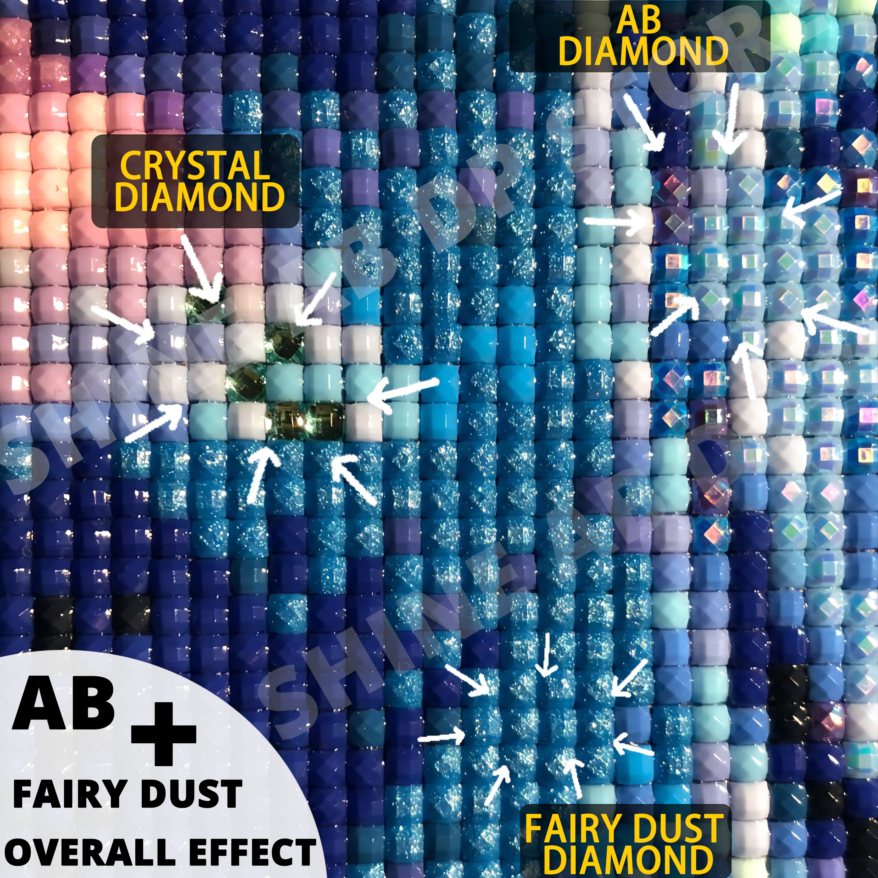 Resin Fairy Dust AB Diamond Pa - Resin Art Of Rose ulasan dan harga