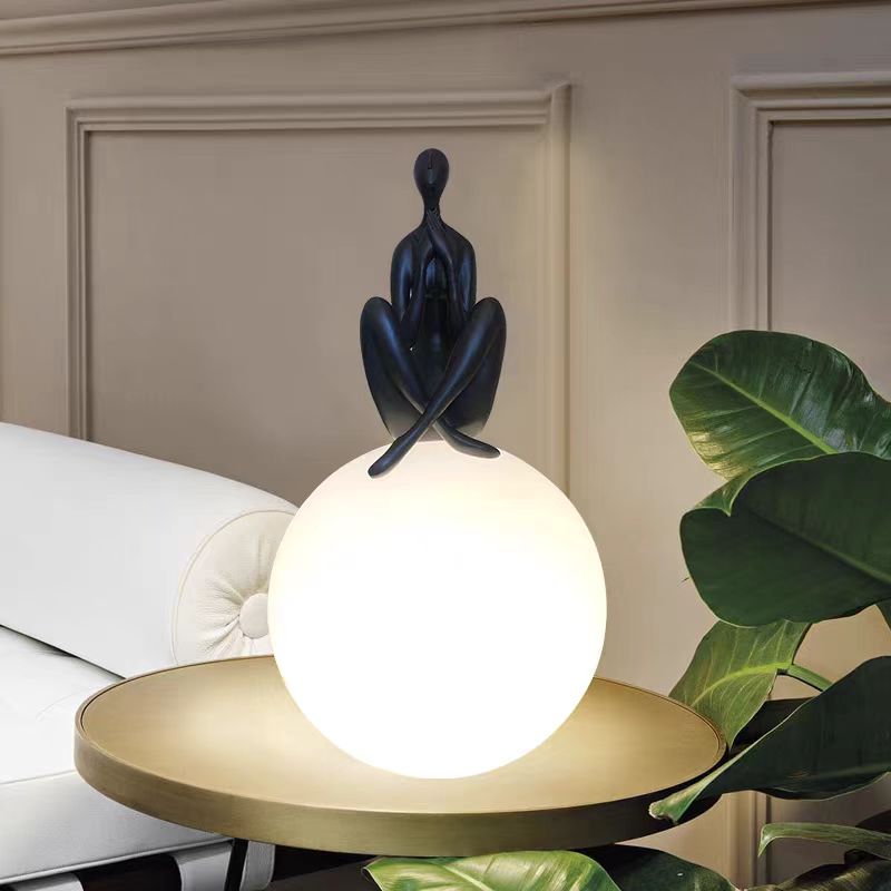 Nordic Art Floor Lamp Abstract - Resin Art Floor ulasan dan harga