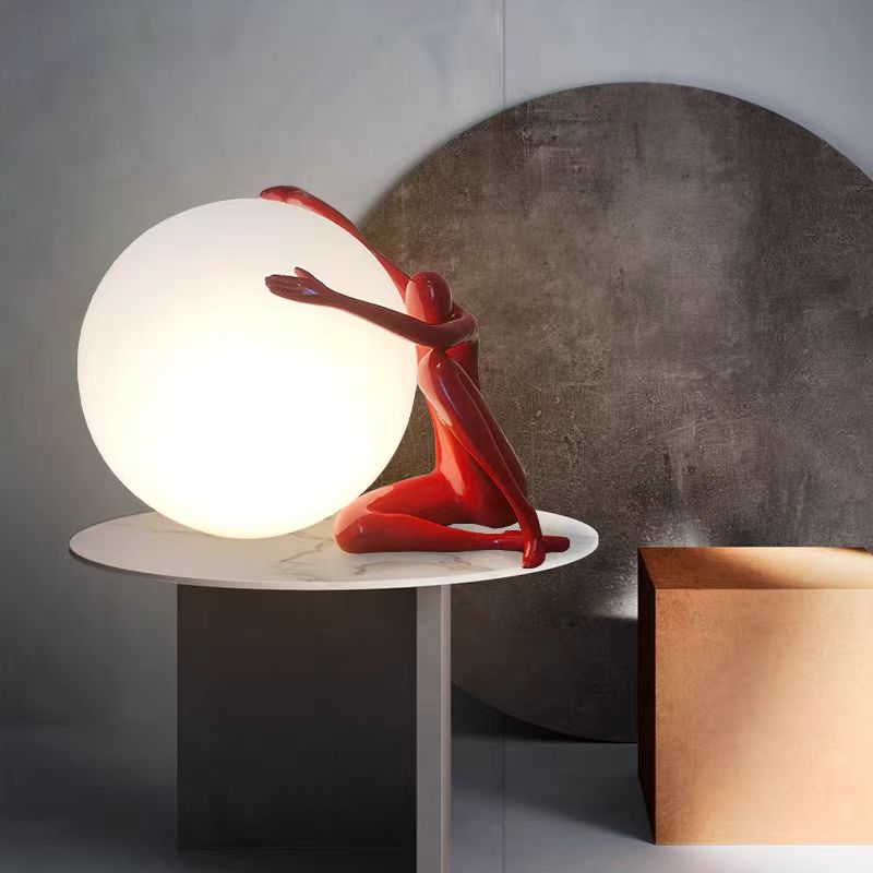 Nordic Art Floor Lamp Abstract - Resin Art Floor ulasan dan harga