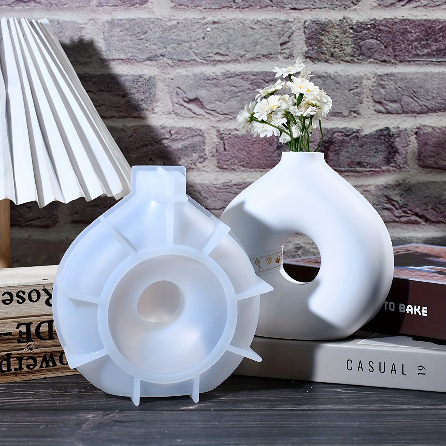 1 DIY Round Vase Silicone Moul - Resin Art Workshop ulasan dan harga