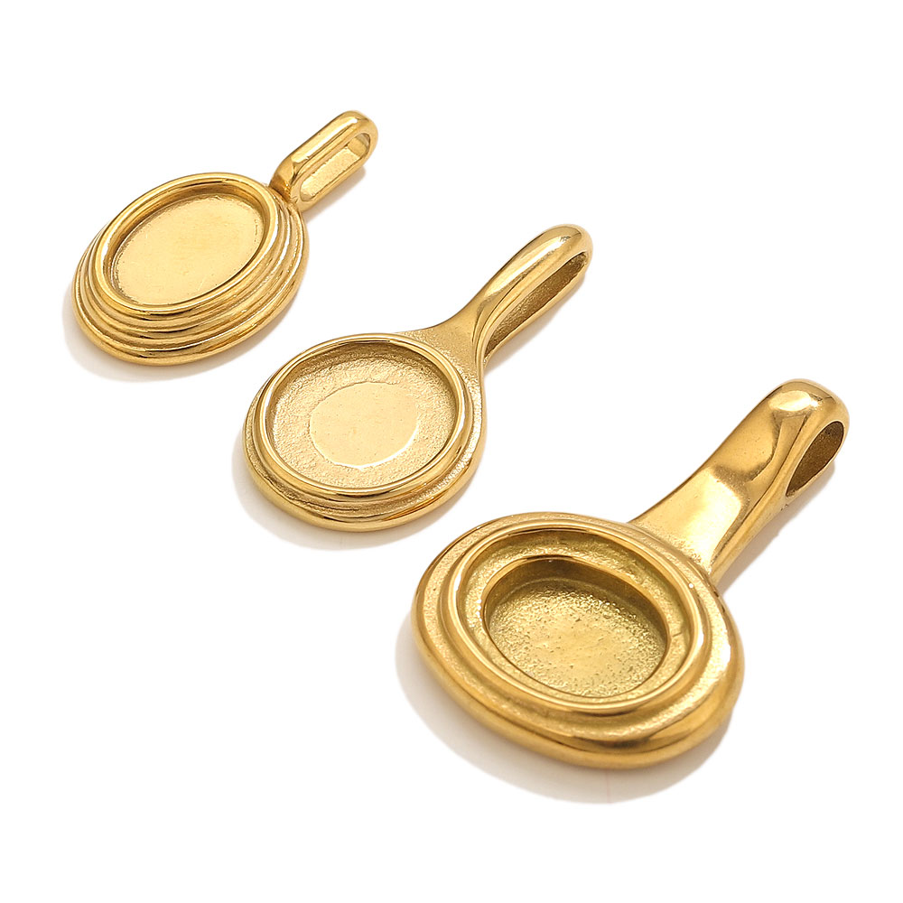 5pcs Stainless Steel Round Ova - Resin Art Supplies ulasan dan harga