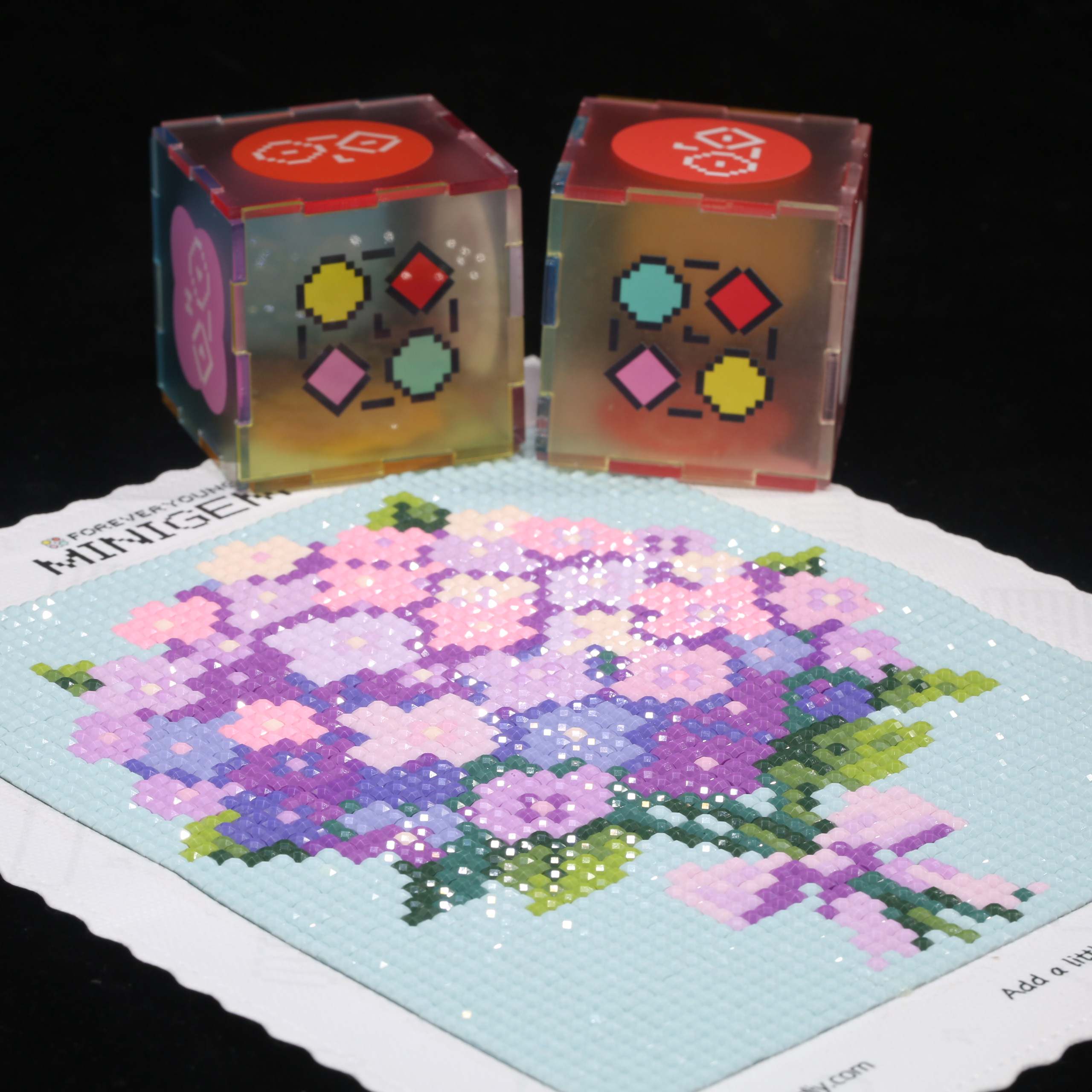 Minigem® Purple Hydrangea 5D D - Resin Art For Beginner ulasan dan harga