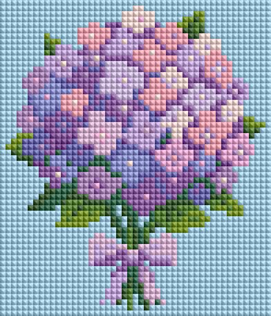 Minigem® Purple Hydrangea 5D D - Resin Art For Beginner ulasan dan harga