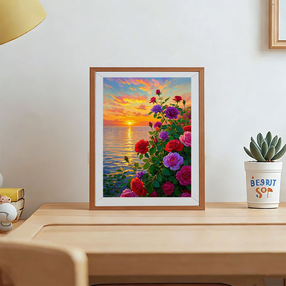 AZQSD Diamond Art Paintings Ro - Resin Art Of Rose ulasan dan harga