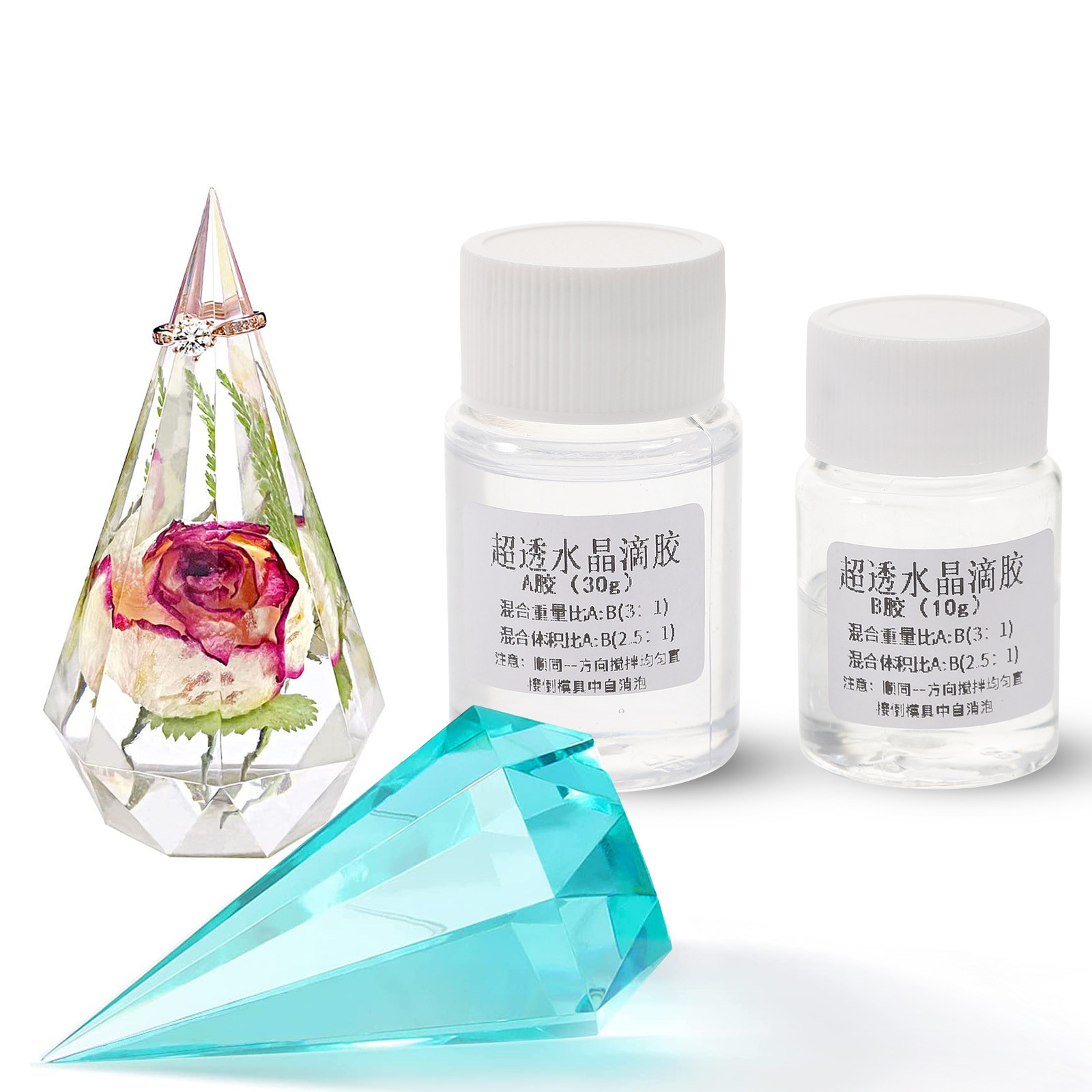 2Sets Clear Epoxy Resin Glue K - Resin Art Glue ulasan dan harga