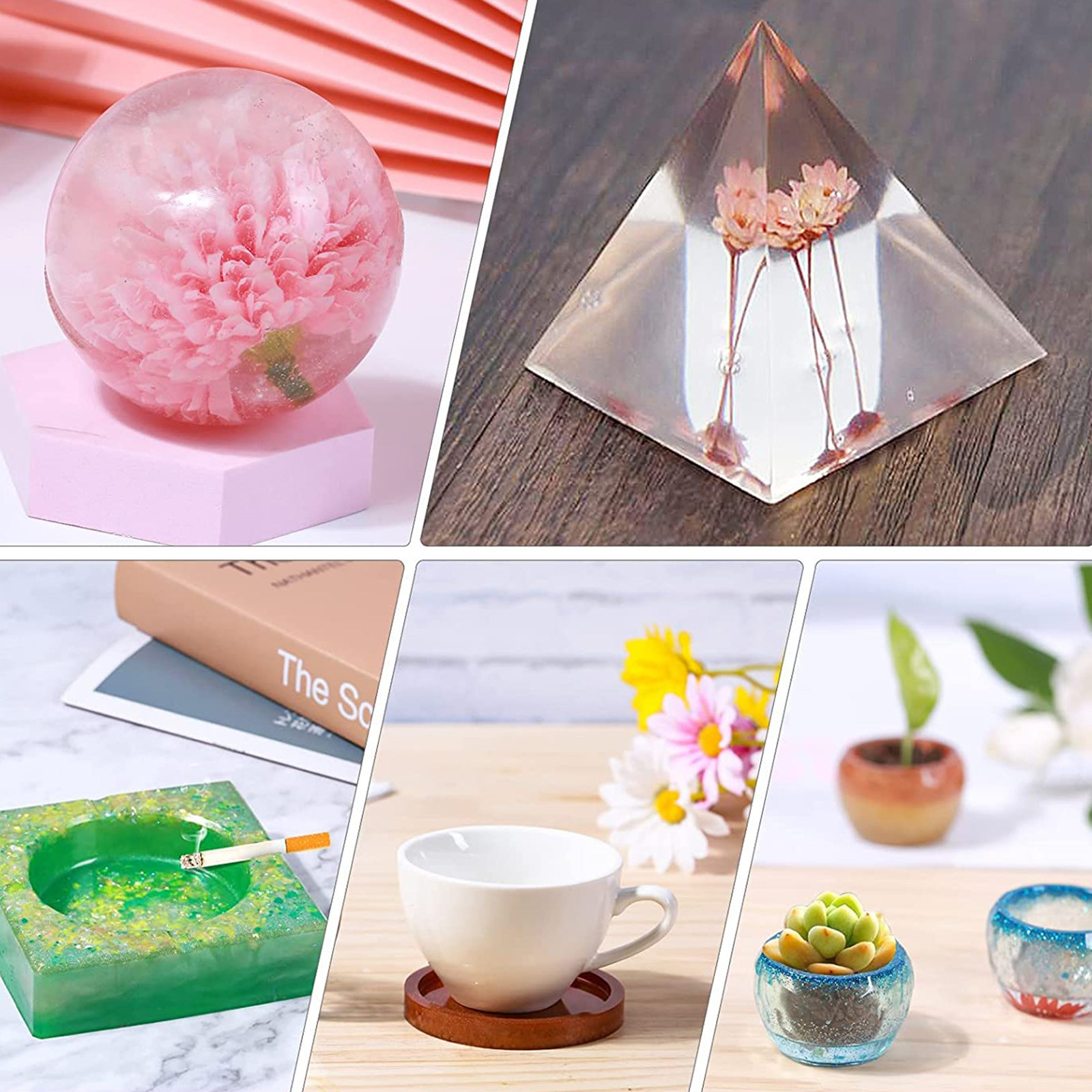2Sets Clear Epoxy Resin Glue K - Resin Art Glue ulasan dan harga
