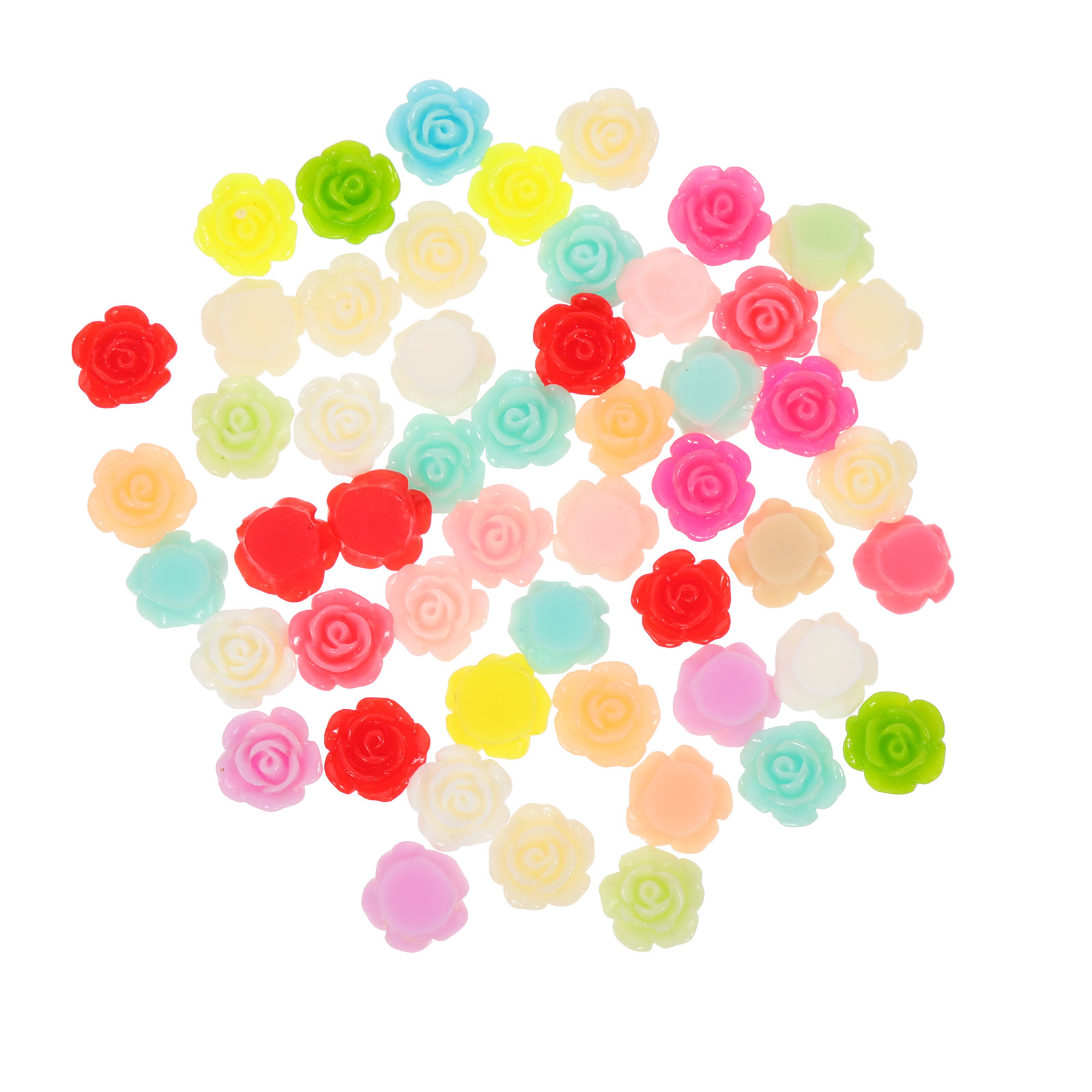 50pcs Rose Flower Resin Access - Resin Art Of Rose ulasan dan harga