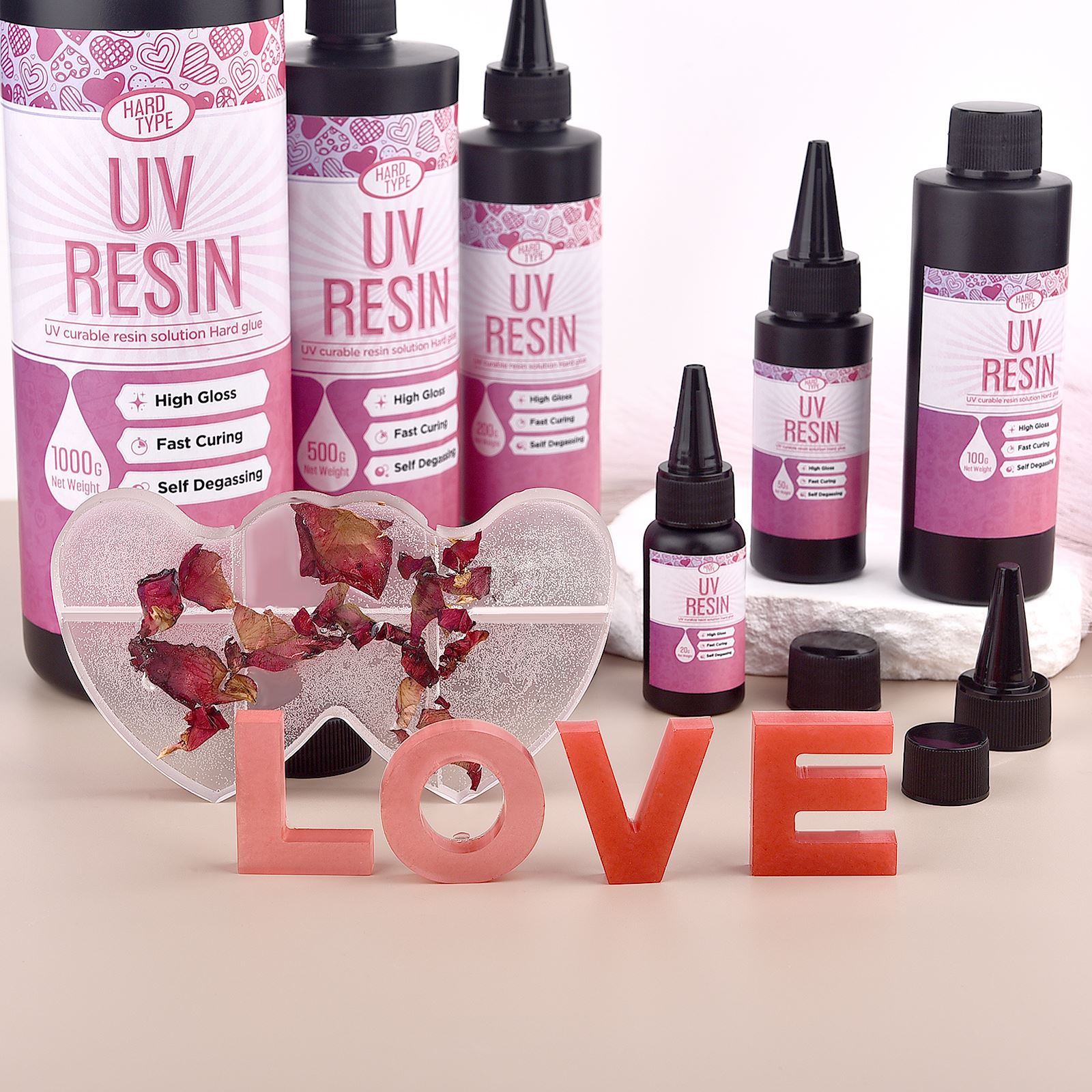 UV Resin Glue Transparent Epox - Resin Art Glue ulasan dan harga