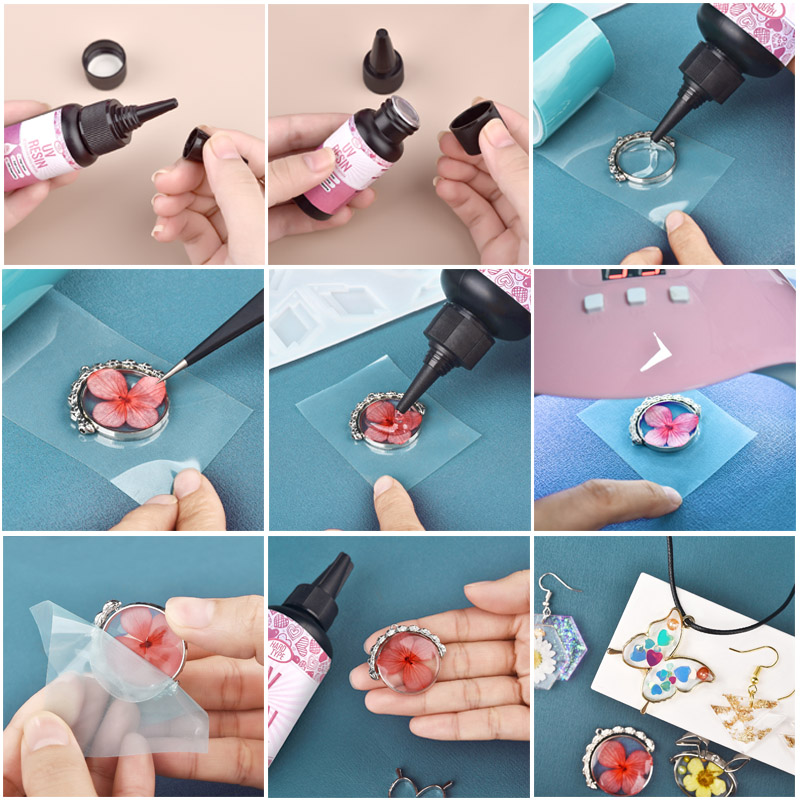 UV Resin Glue Transparent Epox - Resin Art Glue ulasan dan harga