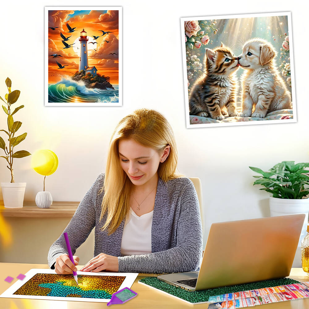 Frameless, DIY 5D Diamond Pain - Resin Art Supplies ulasan dan harga