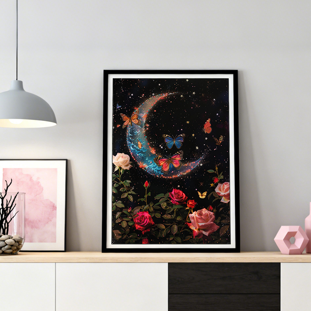 HUACAN Diamond Painting 5d Moo - Resin Art Of Rose ulasan dan harga
