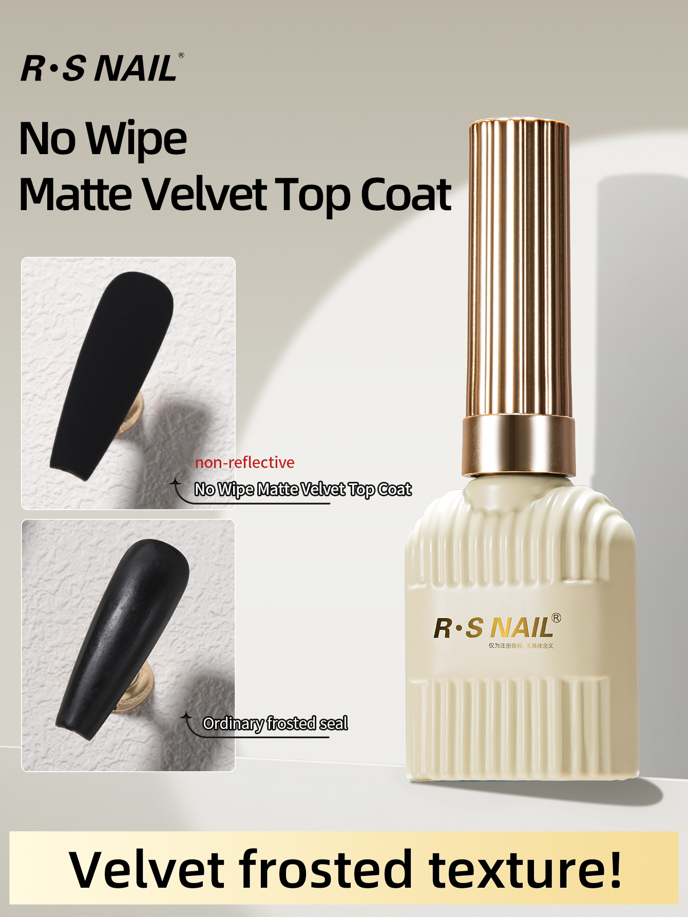 RSNAIL 12g Velvet Matte Top Co - Resin Art Varnish ulasan dan harga