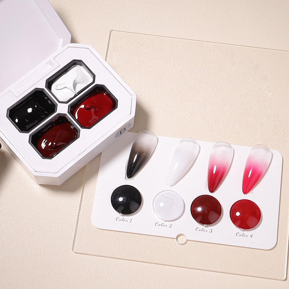 4Colors Black Red Pat Painting - Resin Art Glue ulasan dan harga