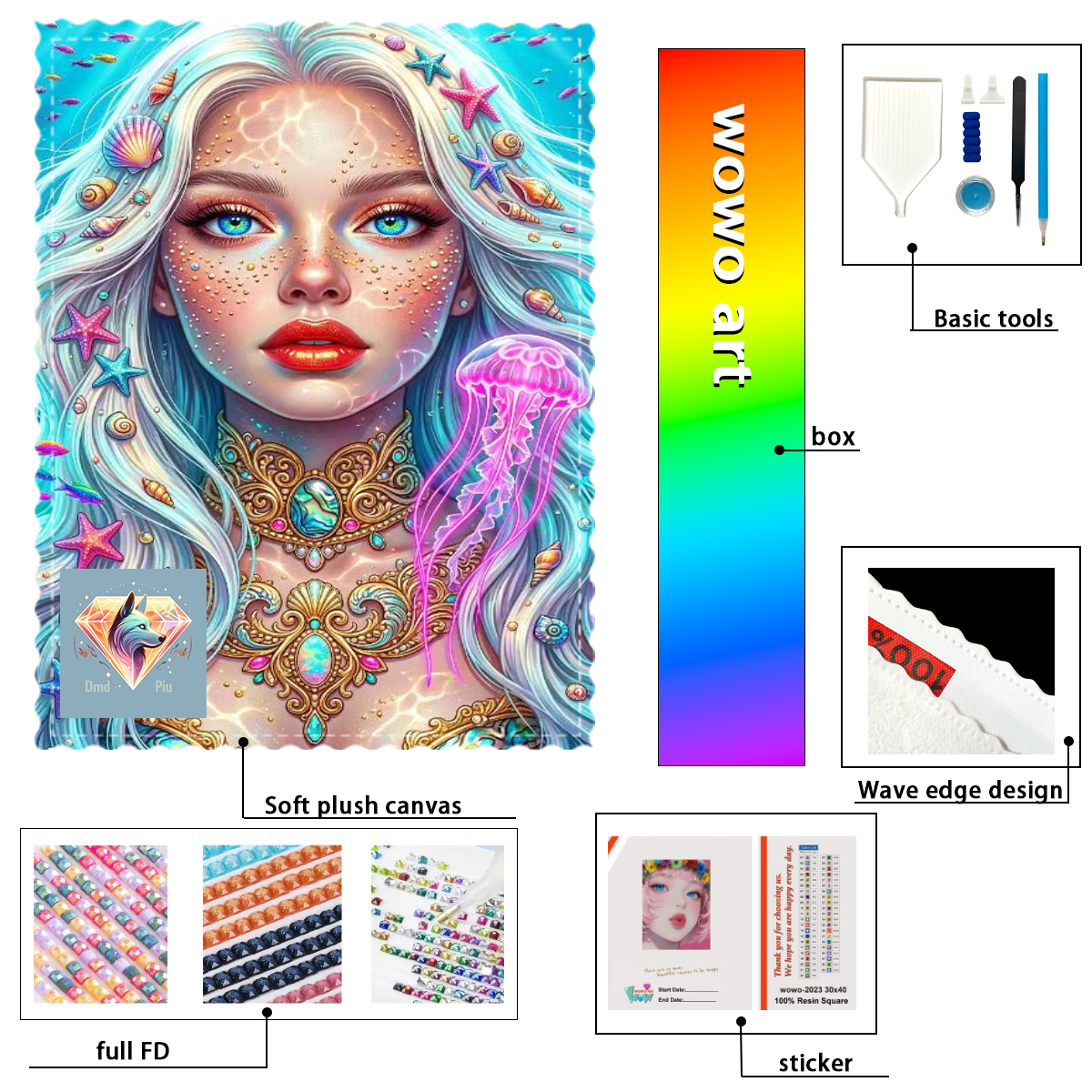 【Piu Diamond Art】Hormiga y chi - Resin Art To Buy ulasan dan harga
