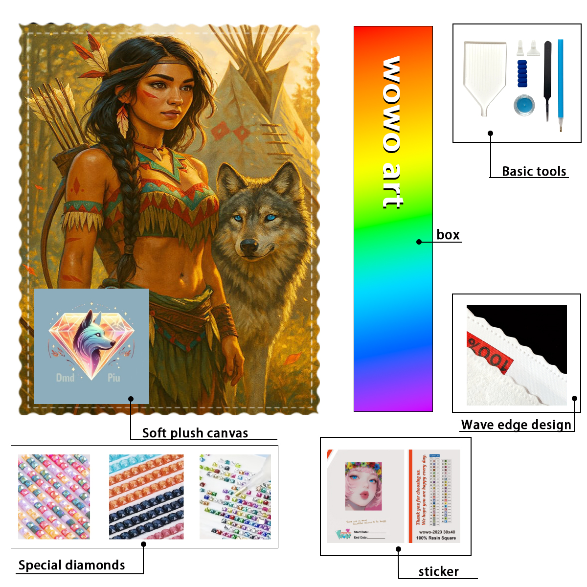 【Piu Diamond Art】La sabiduría  - Resin Art To Buy ulasan dan harga