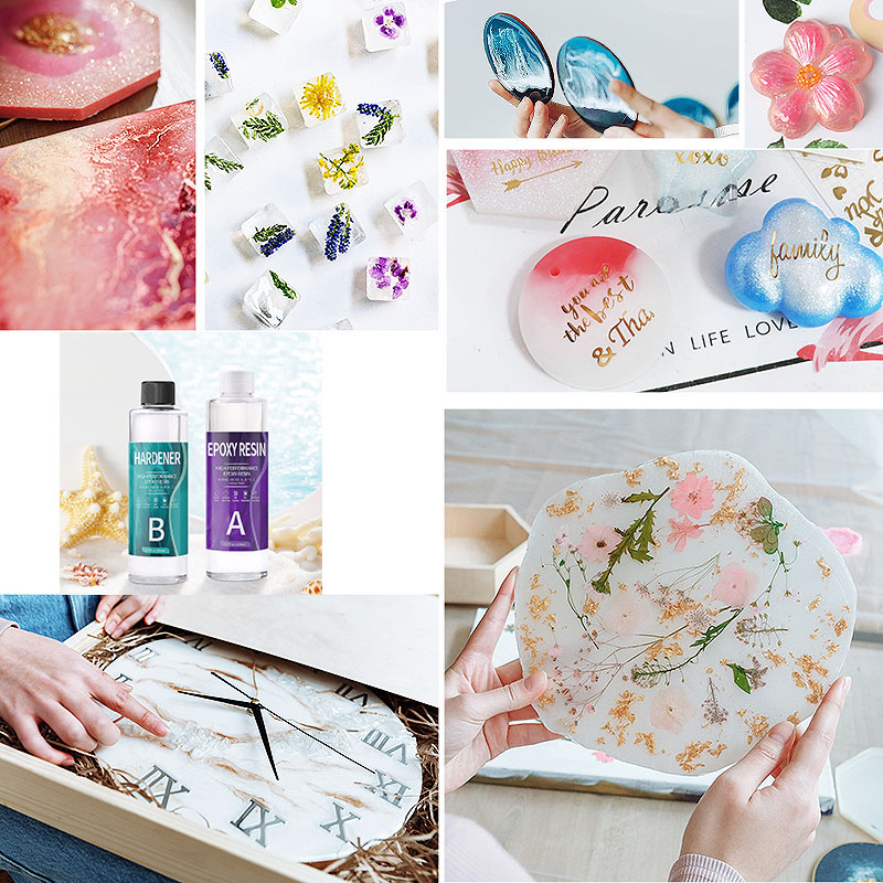 1:1 AB Resin Epoxy Crystal Glu - Resin Art Glue ulasan dan harga