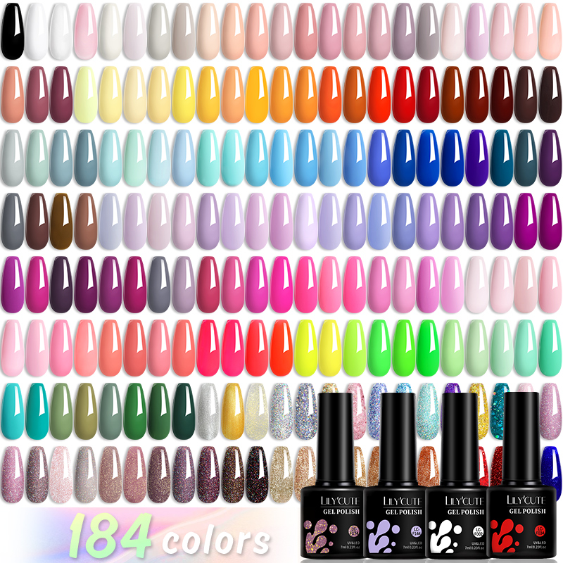 LILYCUTE 184 Colors 7ML Gel Na - Resin Art Varnish ulasan dan harga