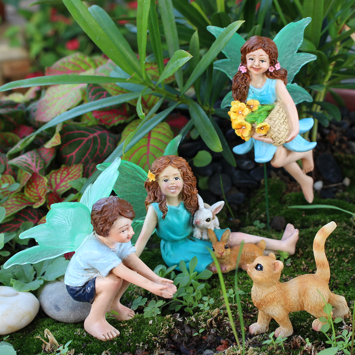 4pc Flower Fairy and Animal Pa - Resin Art Supplies ulasan dan harga