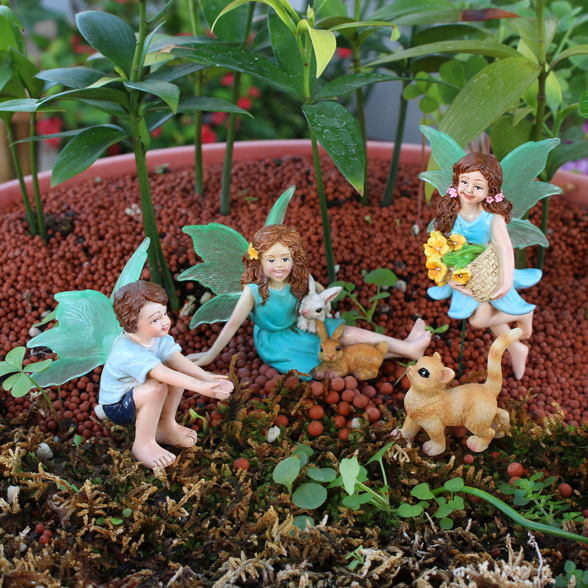 4pc Flower Fairy and Animal Pa - Resin Art Supplies ulasan dan harga