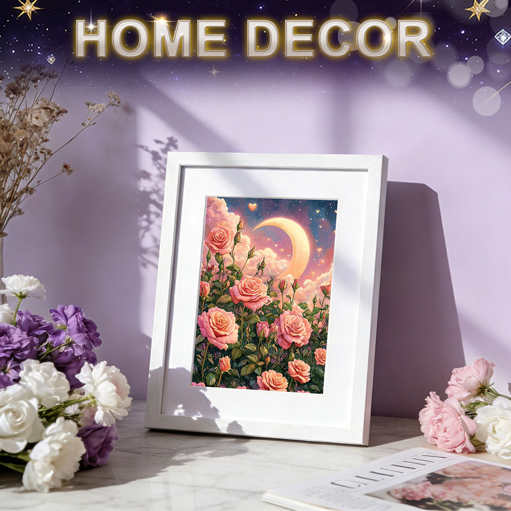 HUACAN 5d Diy Diamond Painting - Resin Art Of Rose ulasan dan harga