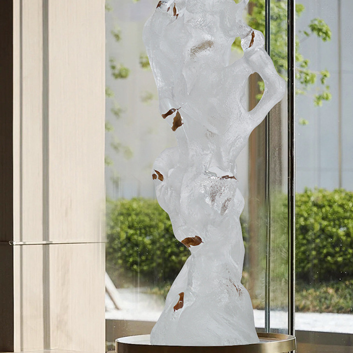 Hotel lobby abstract sculpture - Resin Art Floor ulasan dan harga