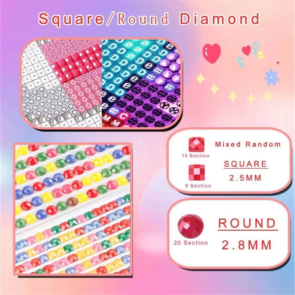 1pc frameless  5D DIY Diamond  - Resin Art Heart ulasan dan harga