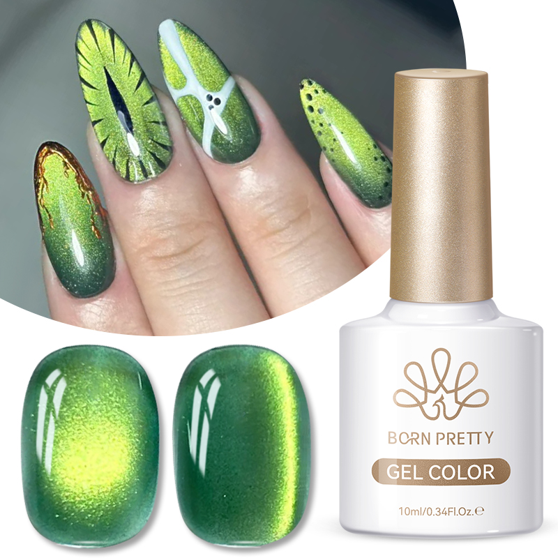 BORN PRETTY 10ml Green Cat Mag - Resin Art Varnish ulasan dan harga