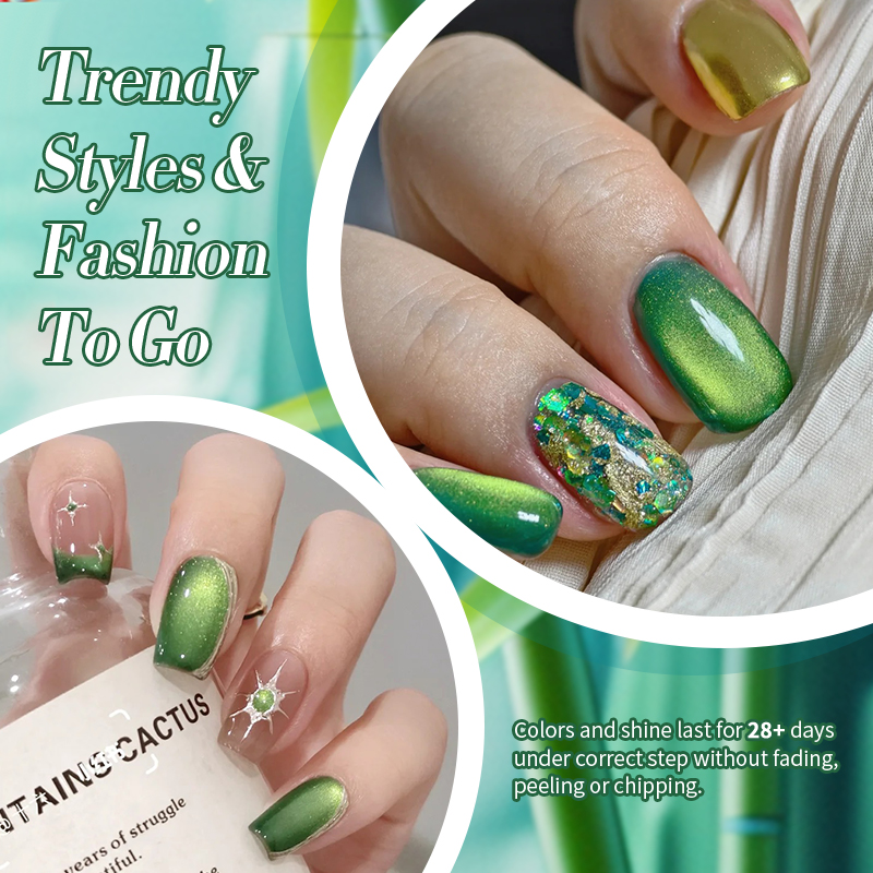 BORN PRETTY 10ml Green Cat Mag - Resin Art Varnish ulasan dan harga