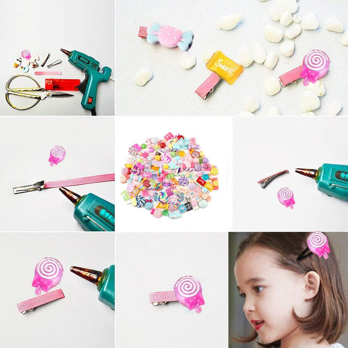 30pcs Random Candy Slime Charm - Resin Art Supplies ulasan dan harga