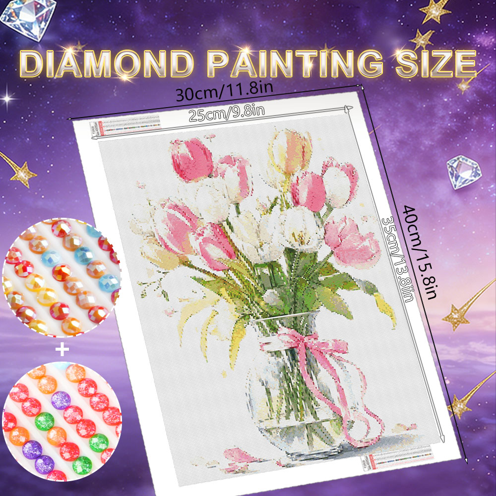 HUACAN Diamond Art Painting Ro - Resin Art Of Rose ulasan dan harga