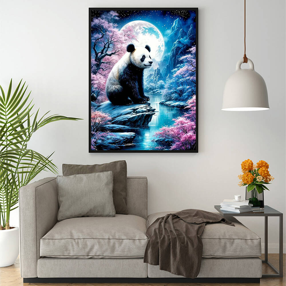 1PC frameless   Panda Diamond  - Resin Art For Beginner ulasan dan harga