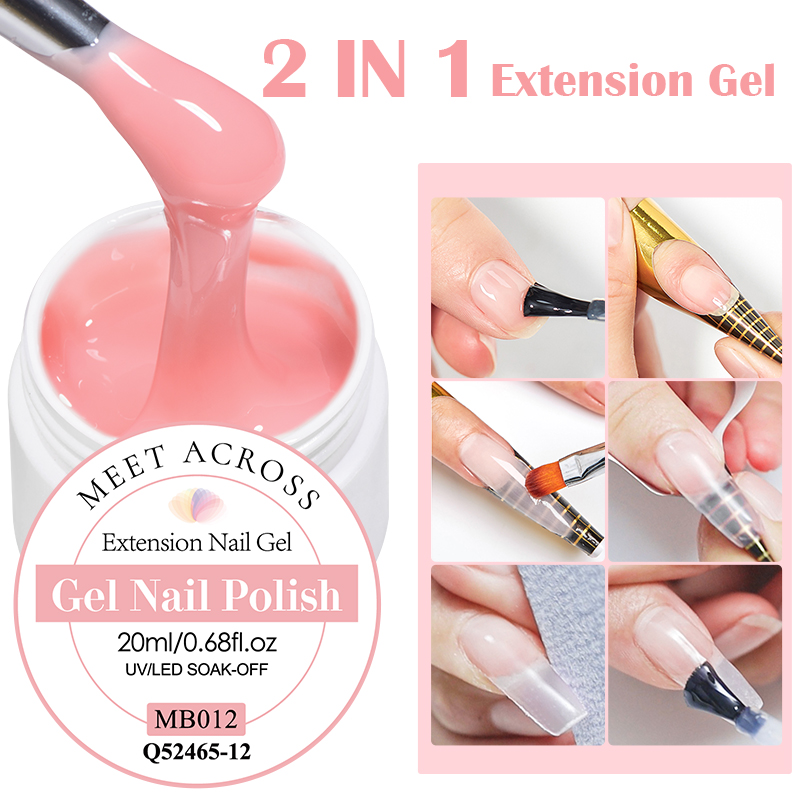 MEET ACROSS 20ml Extension Gel - Resin Art Varnish ulasan dan harga