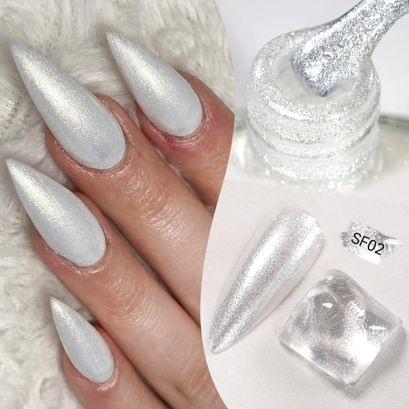 LILYCUTE 7ml Glitter Nail Poli - Resin Art Varnish ulasan dan harga